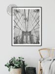 Brooklyn bridge poster print home decor bedroom