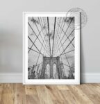 Brooklyn bridge poster print photo printable