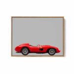 Ferrari 857 S Sports Car poster print Noanahiko W 0160 03