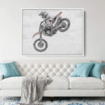 MX Motocross Air Time Noanahiko Printable Wall Art 0177