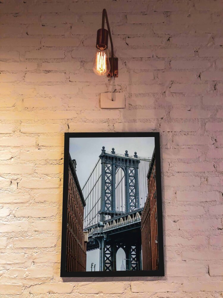 Manhattan Bridge New York Poster noanahiko wall art print scaled 1
