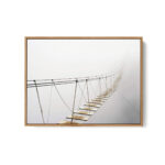 Suspension Bridge Fog Noanahiko Photo Print Web 0181