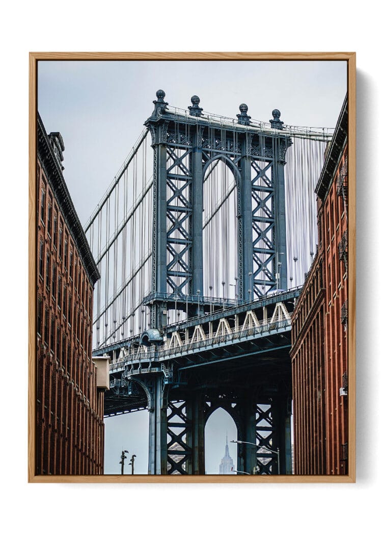 Manhattan Bridge New York Art Print Poster