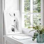 Digital Art Downloads Stunning White Horse Printable Wall Art