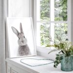 Printable Baby Bunny Rabbit Art Nursery Room Decoration